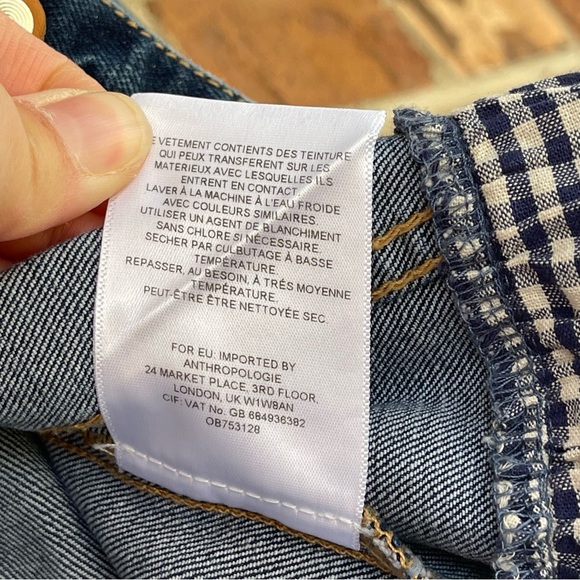 Anthropologie Pilcro and the Letterpress Eyelit Denim Jacket Size Medium - Picture 6 of 8